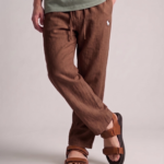 Premium Linen trouser (Chocolate)