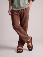 Premium Linen trouser (Chocolate)