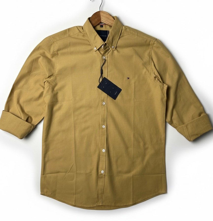 IMG_8639 Tommy Hilfiger Solid Shirt - Image 1