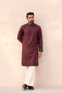 Royal Maroon Panjabi - Image 2
