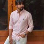 Ralph Lauren Solid Shirt(Baby Pink)