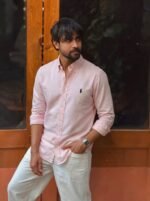 Ralph Lauren Solid Shirt(Baby Pink)