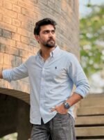 Ralph Lauren Solid Shirt(Sky Blue)