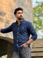 Ralph Lauren Solid Shirt(Navy Blue)